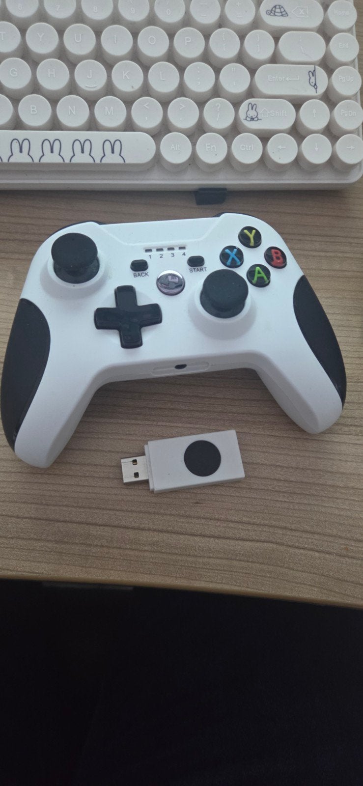 Draadloze Xbox/PC Controller met USB-dongle, Gebruikt, Ophalen of Verzenden, Xbox One, Controller