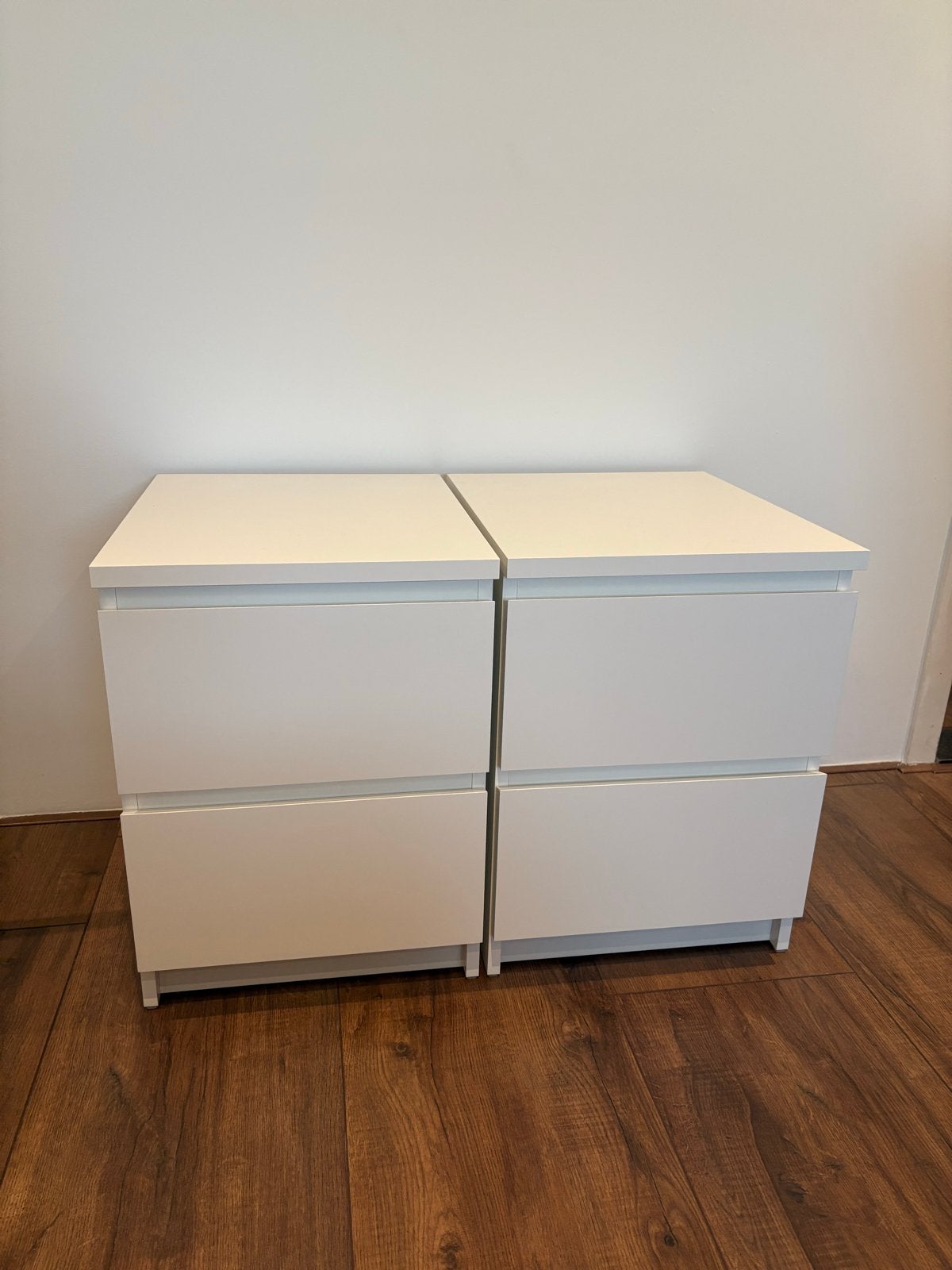 2x IKEA Malm ladekast wit - zo goed als nieuw, Ophalen, 55 tot 70 cm, Hout, 65 cm of meer