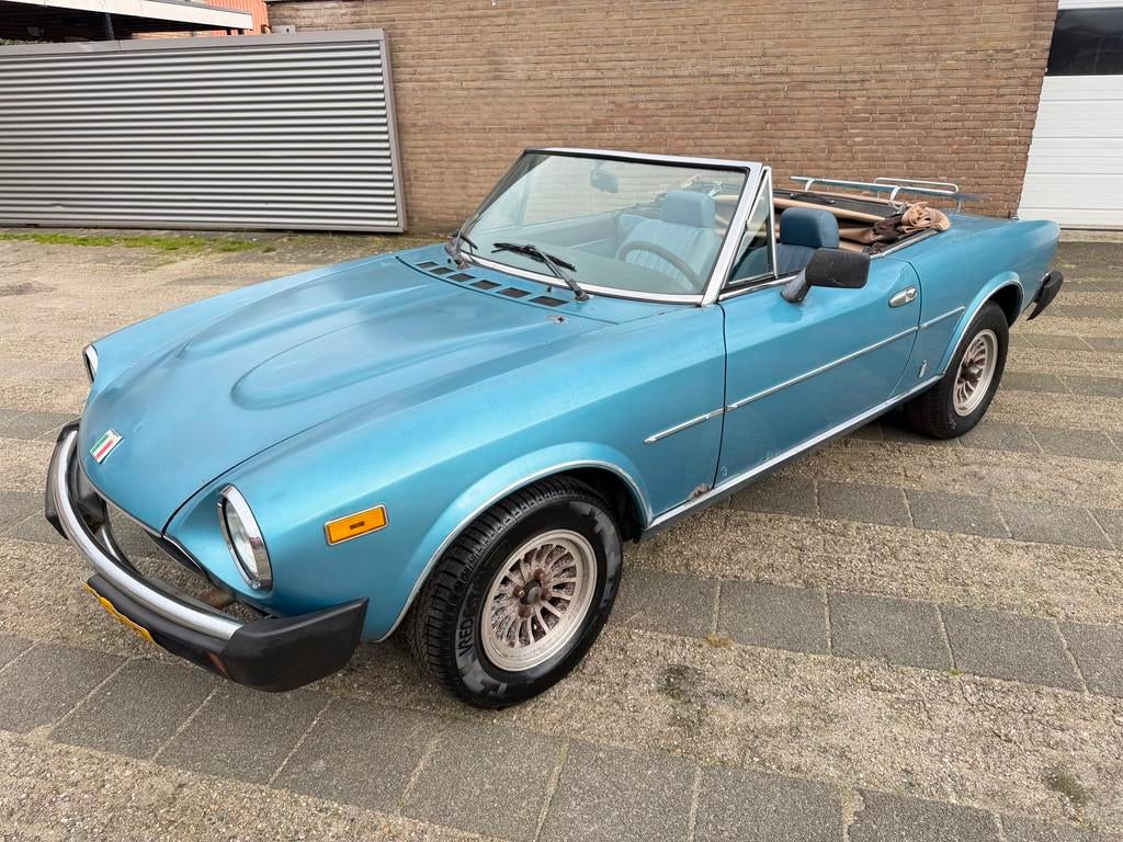 Fiat Spider 2000 H5 1979 Opknapper, Auto's, Achterwielaandrijving, Overige modellen, 4 cilinders, Cabriolet