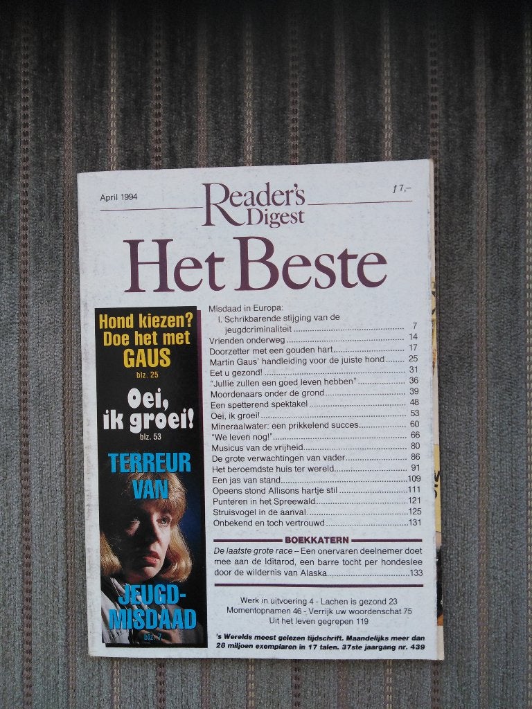Het Beste - april 1994, Verzamelen, Ophalen of Verzenden, 1980 tot heden, Nederland, Tijdschrift