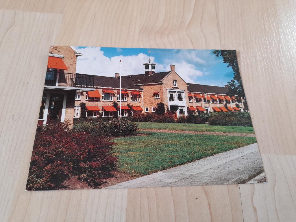 ANSICHTKAART DAMWOUDE VERZORGINGSTEHUIS NIJ TJAERDA, Verzamelen, Ansichtkaarten | Nederland, Ophalen of Verzenden, 1960 tot 1980