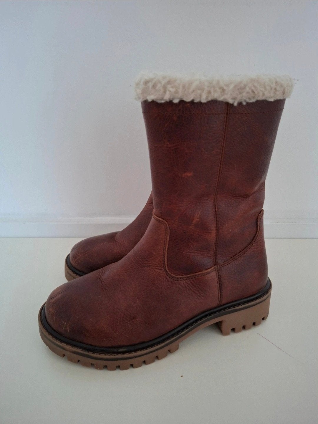Hush Puppies laarzen maat 30 - Echt leer, gevoerd, Ophalen of Verzenden, Gebruikt, Hush Puppies, Meisje