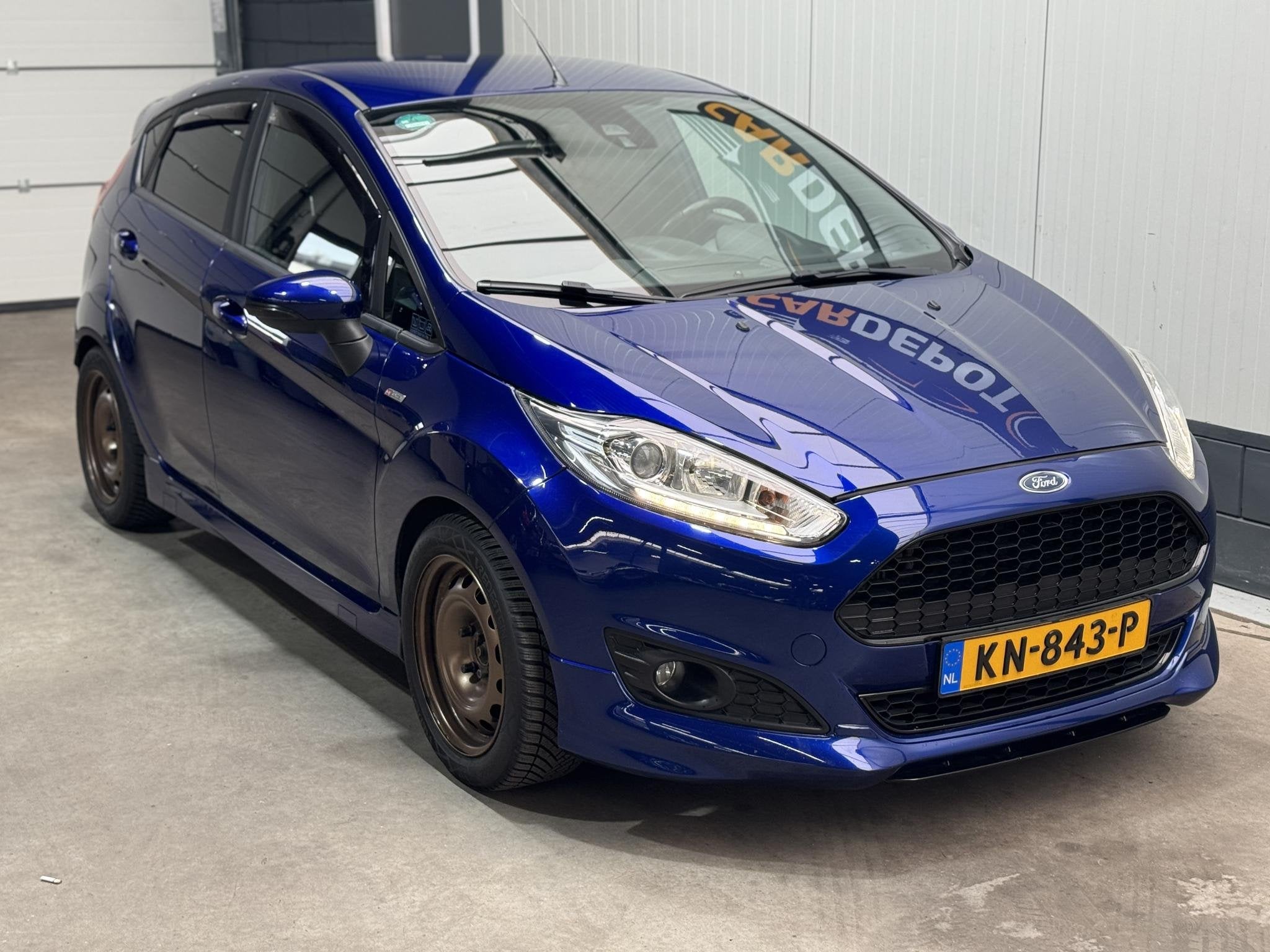 Ford Fiesta 1.0 EcoBoost ST Line, Auto's, Ford, Voorwielaandrijving, Euro 6, Blauw, 23 km/l