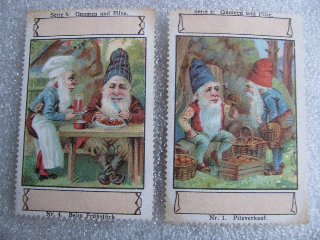 2 X Oude Sluitzegel / Zegel met Kabouter 7 x 4.5 cm, Verzenden