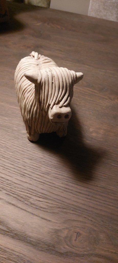 Schotse hooglander brynxz, Huis en Inrichting, Woonaccessoires | Overige, Ophalen of Verzenden, Nieuw, Beige