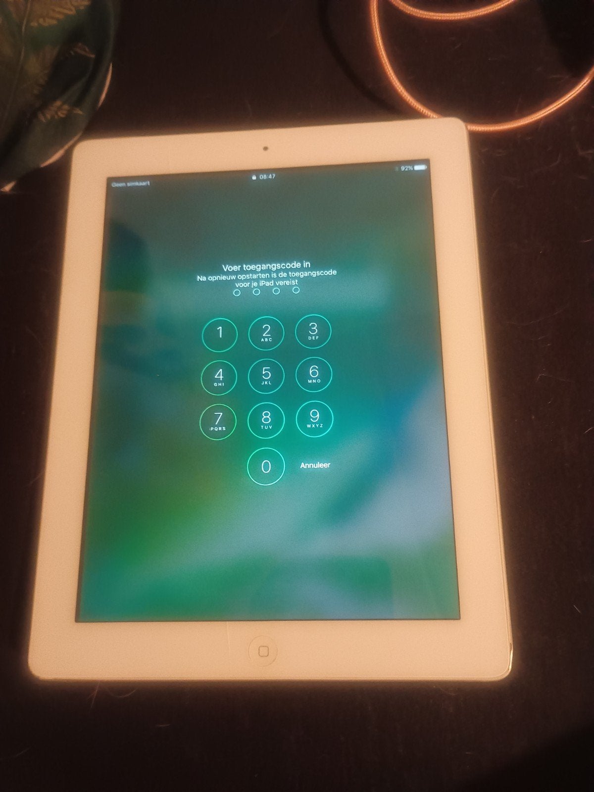 Apple iPad (4e generatie) A1460 - Wit/Zilver, Computers en Software, Apple iPads, Ophalen of Verzenden