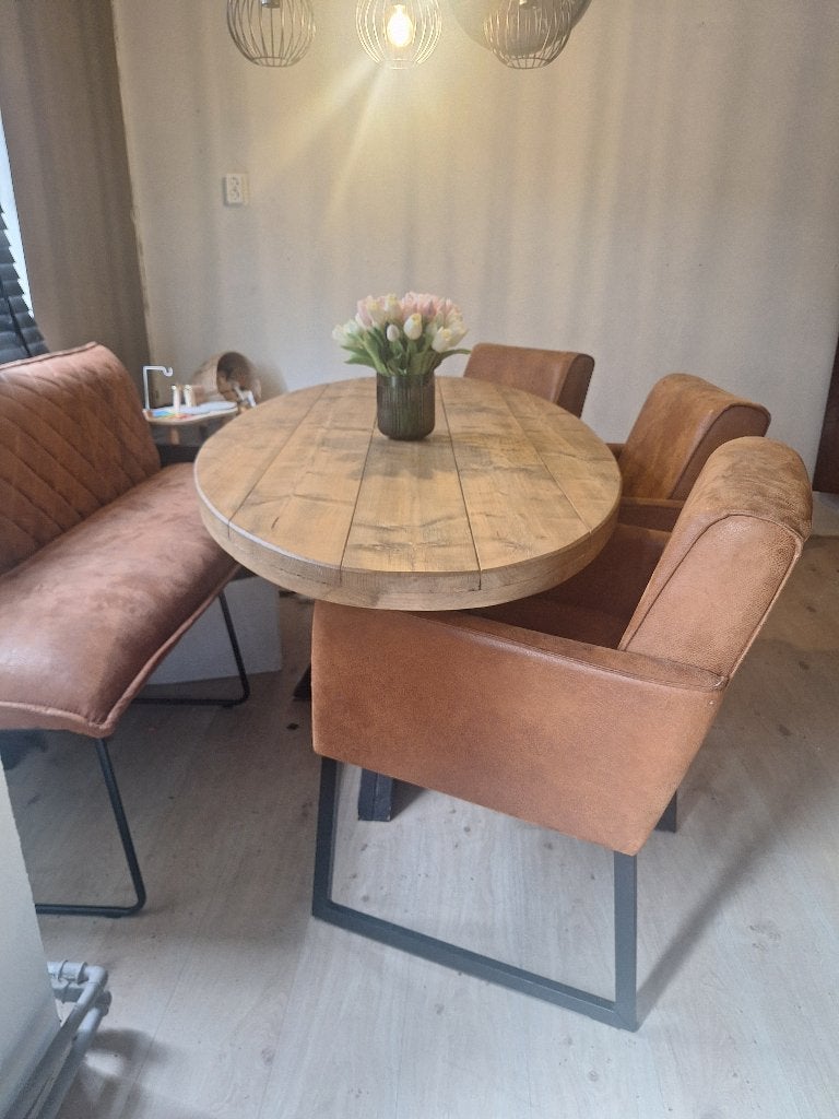 Tavel plus stoelen, Huis en Inrichting, Tafels | Statafels, Ophalen, Gebruikt