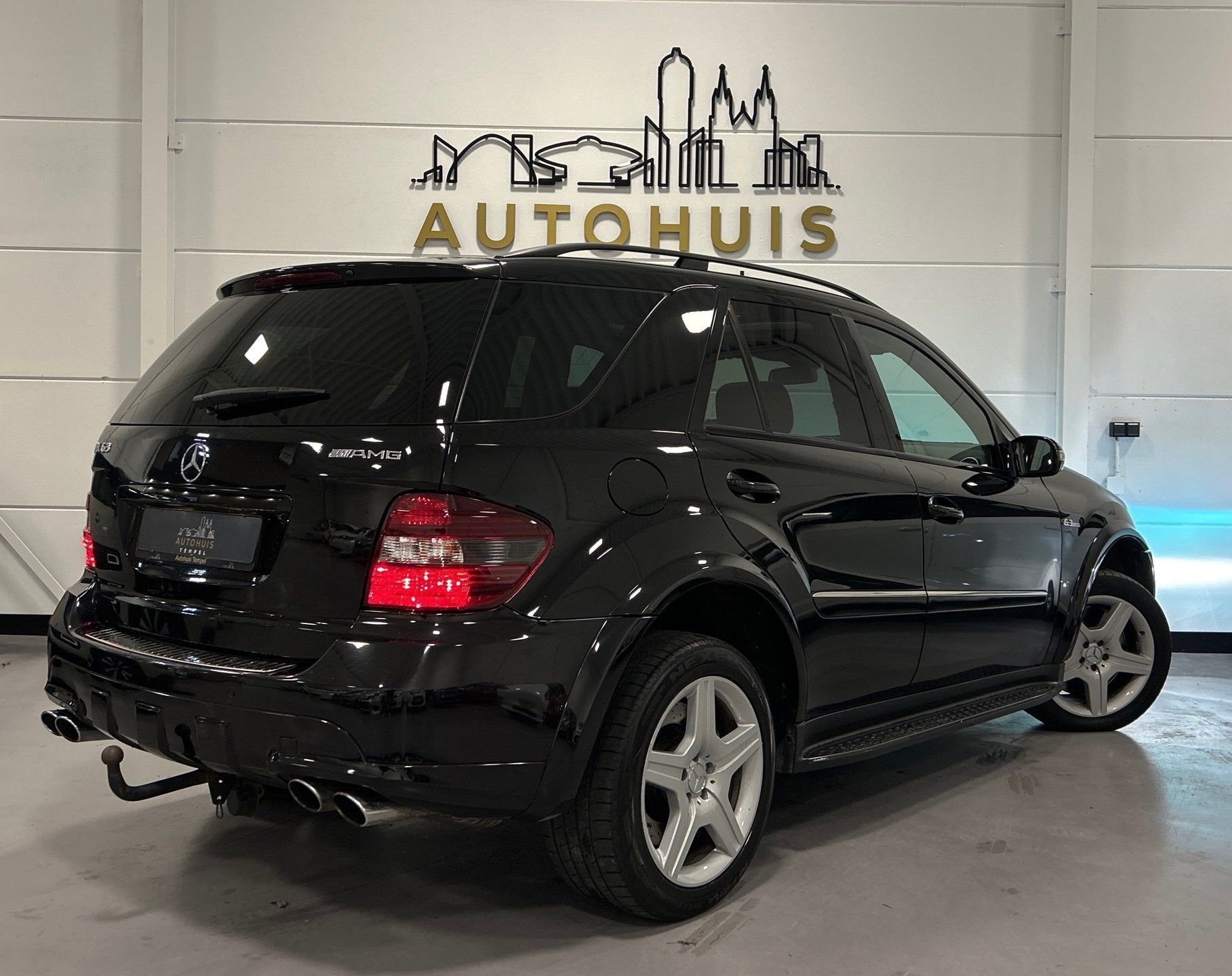 Mercedes-Benz M-klasse AMG 63 BTW Pano Leder Cruise Climate, Auto's, Mercedes-Benz, Automaat, Gebruikt, Zwart, Leder