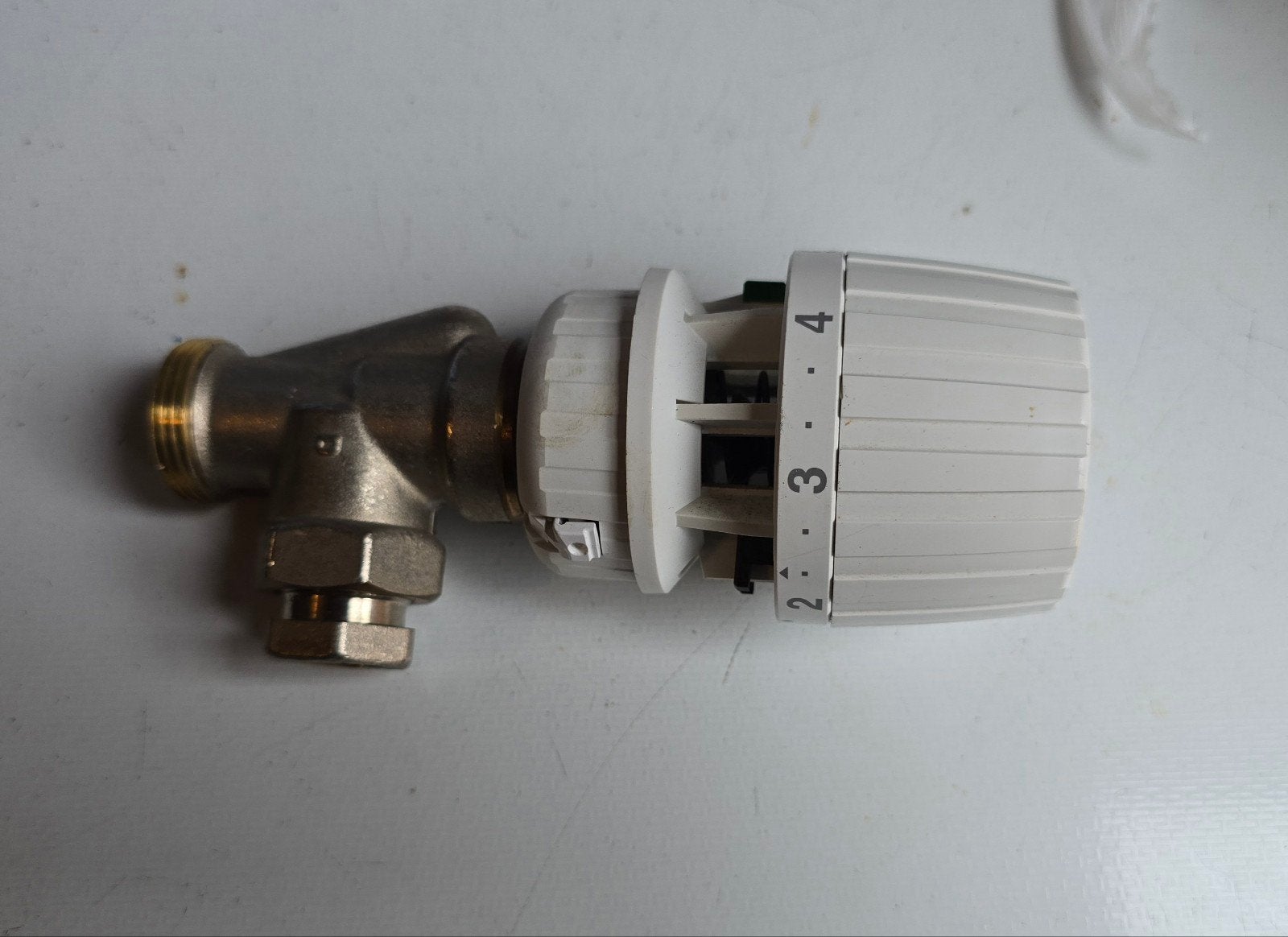 DANFOSS Thermostaatknop, radiatorthermostaat met kraan, Ophalen of Verzenden, Gebruikt