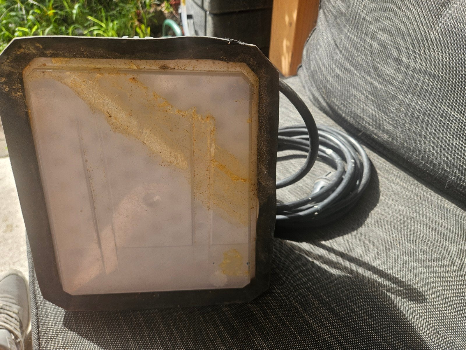 Kelfort bouwlamp / werklamp 26W met 2 stopcontacten, Ophalen of Verzenden, Gebruikt, Minder dan 50 watt, Lamp met armatuur