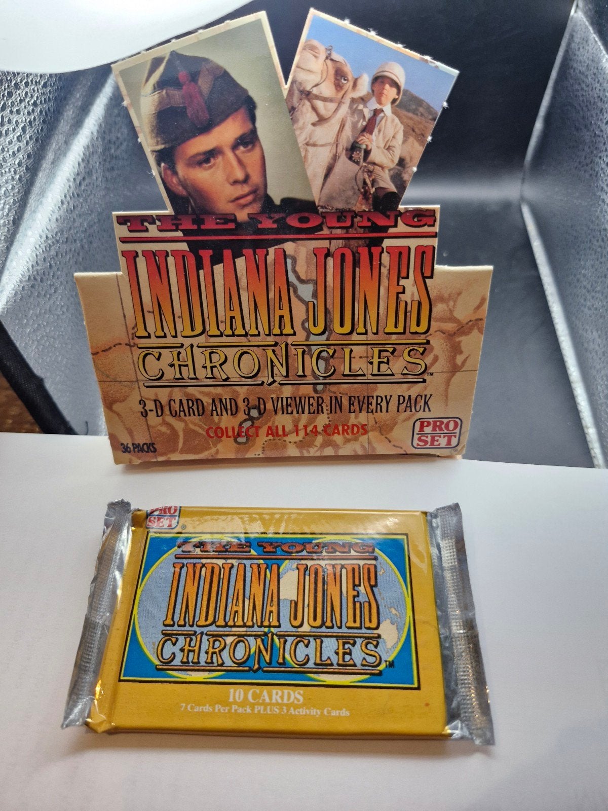 Indiana jones 1992 chronicles 10 card pack, Verzenden, Zo goed als nieuw, Losse kaart