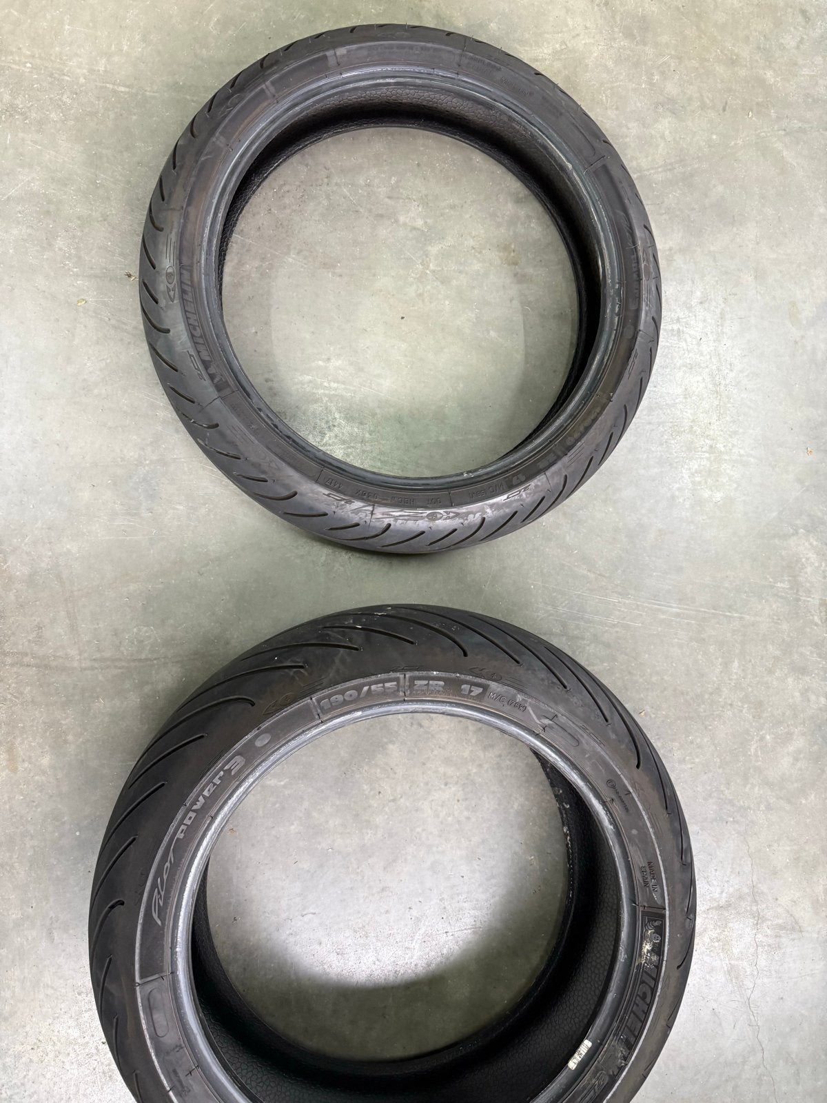 Michelin Pilot Power 3 Motorbanden Set, Ophalen of Verzenden, Gebruikt