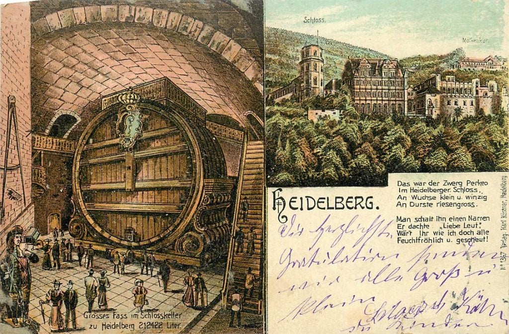 379-127-033 Heidelberg, Verzenden, Voor 1920, Duitsland