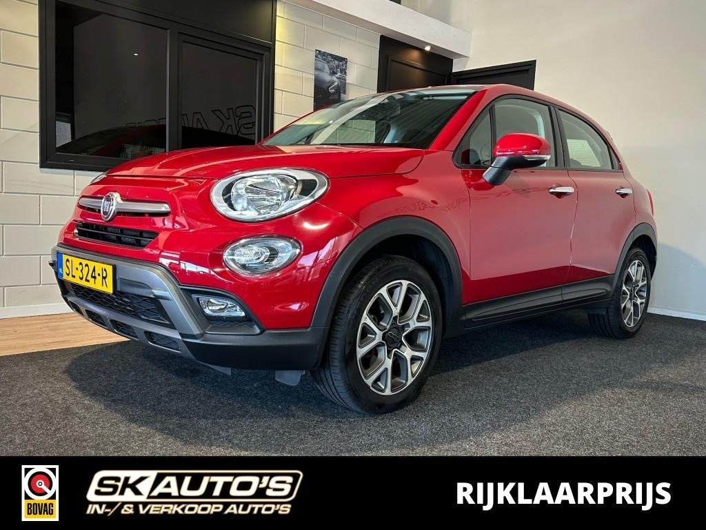 Fiat 500X 1.4 TURBO MULTIAIR-CROSS l STOELVERW l AUTOMAAT l, Gebruikt, 4 cilinders, Met garantie (alle), 500X