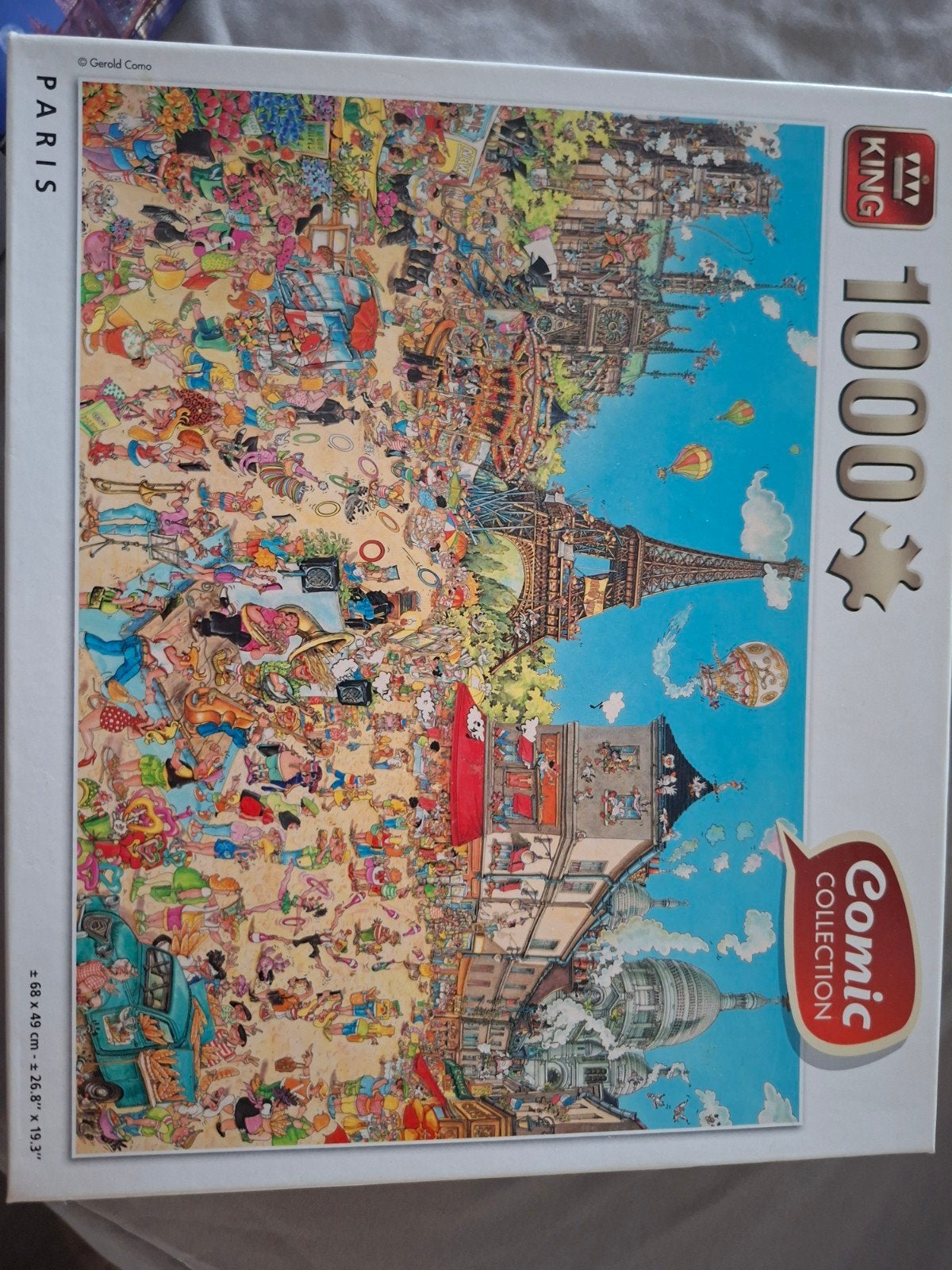 Legpuzzel 1000 stuks Frankrijk, Ophalen of Verzenden, 500 t/m 1500 stukjes, Zo goed als nieuw, Legpuzzel