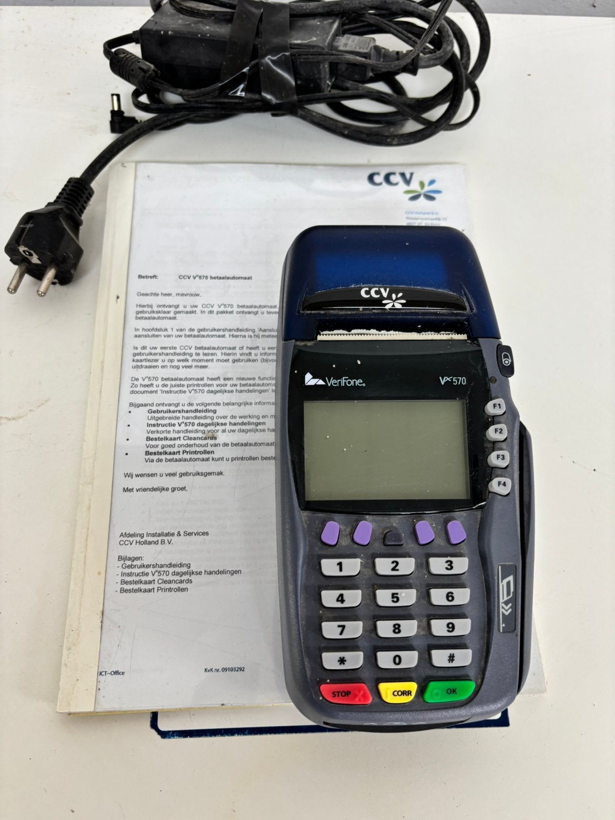 VeriFone Vx570 betaalterminal / PIN-terminal – CCV, Ophalen of Verzenden, Overige typen