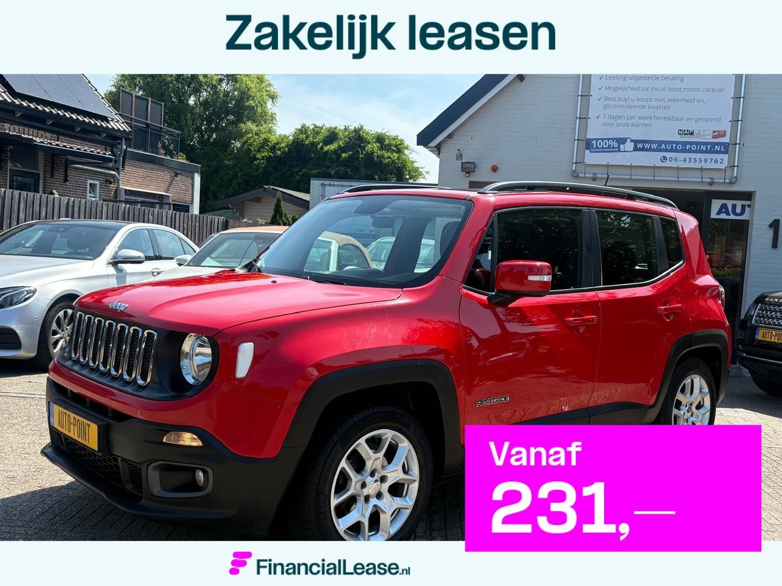Jeep Renegade 1.4 PANORAMA/NAVI/CRUISE/TREKHAAK/, Voorwielaandrijving, Gebruikt, 4 cilinders, 400 kg