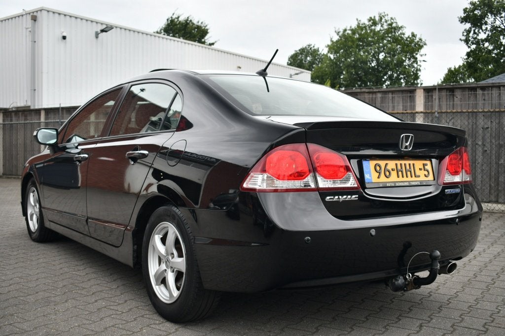 Honda Civic 1.3 Hybrid Comfort Nieuwe APK Schuifdak|Trekhaak, Auto's, Automaat, Gebruikt, Zwart, Origineel Nederlands