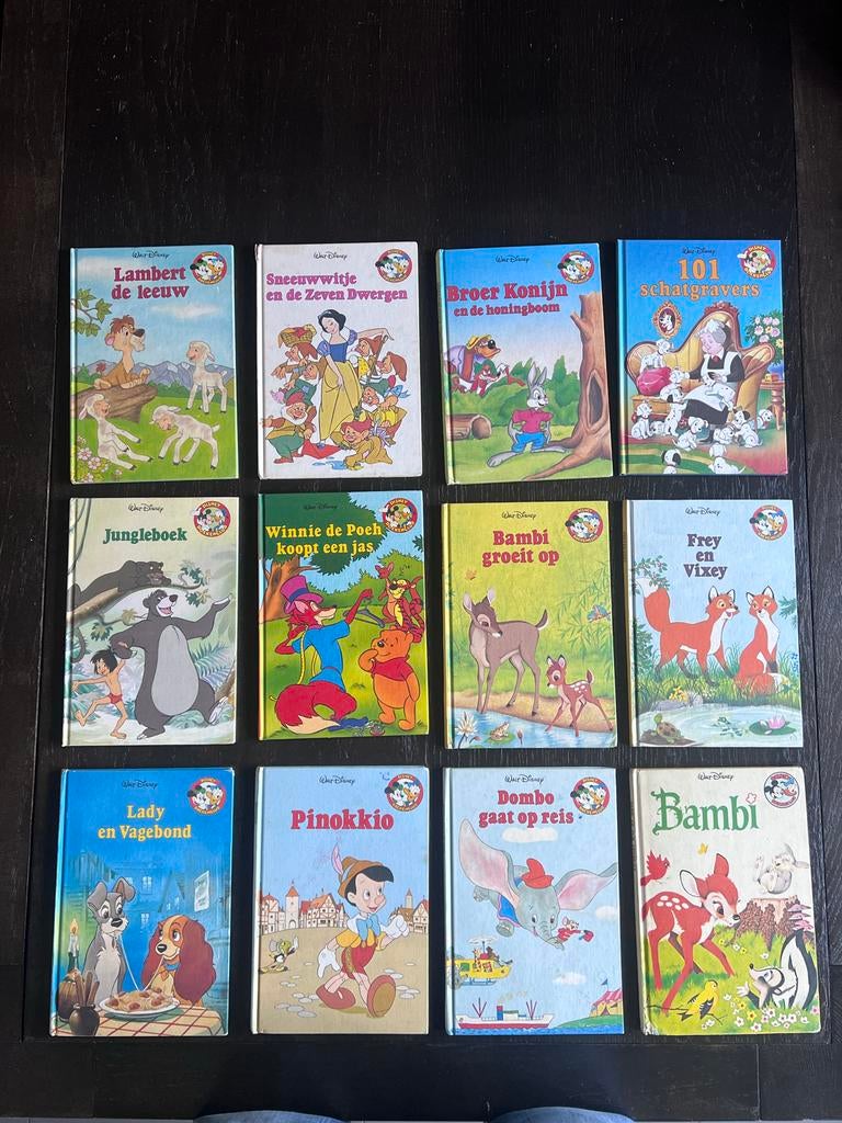 12 Disney boekjes Disney boekenclub eerste druk, Boeken, Ophalen of Verzenden, Gelezen, Sprookjes