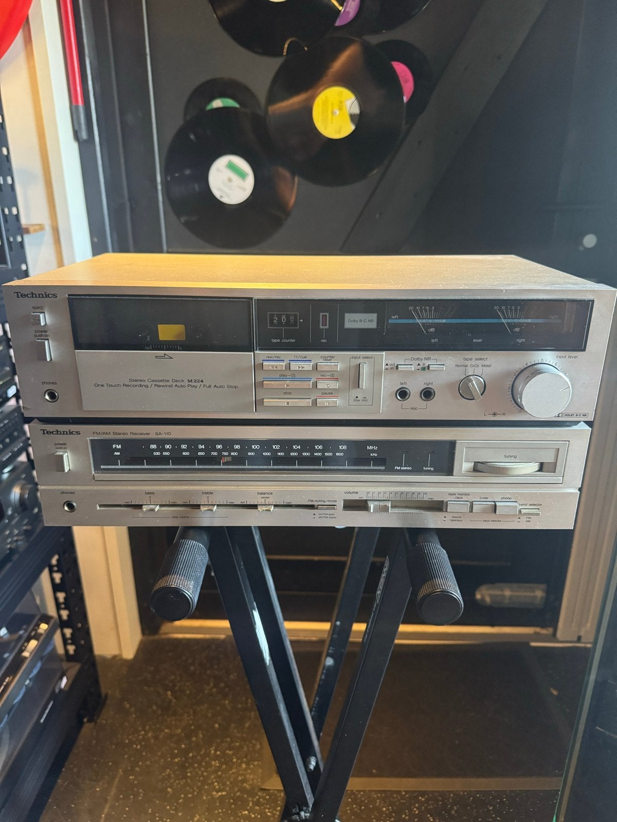 Technics Stereo Cassette DeckFM/AM Receiver versterker, Ophalen, Tape counter
