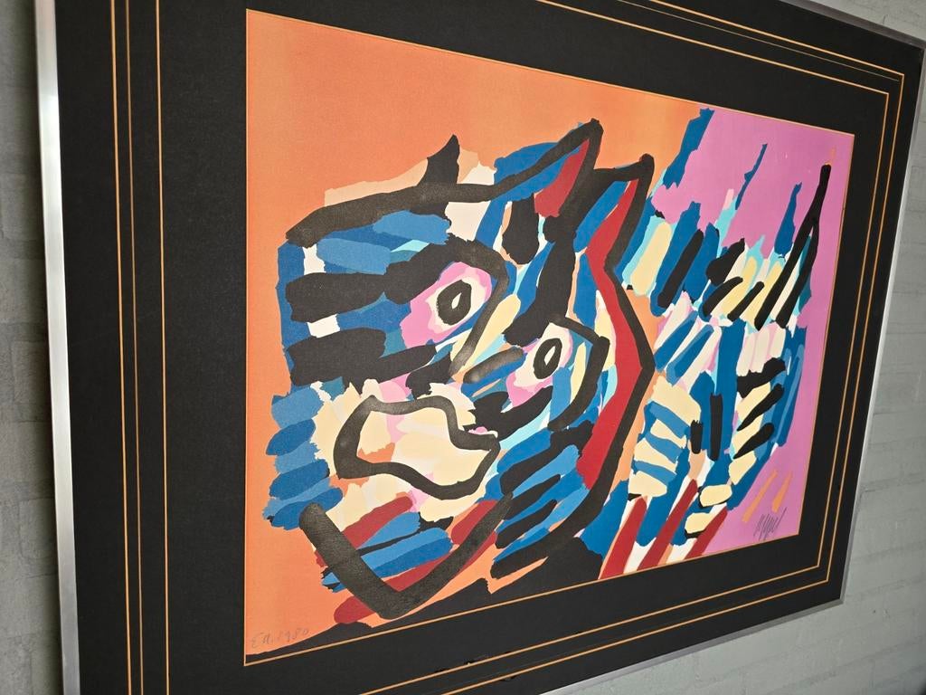 Karel Appel - Cat's - Handgesigneerd, Ophalen of Verzenden