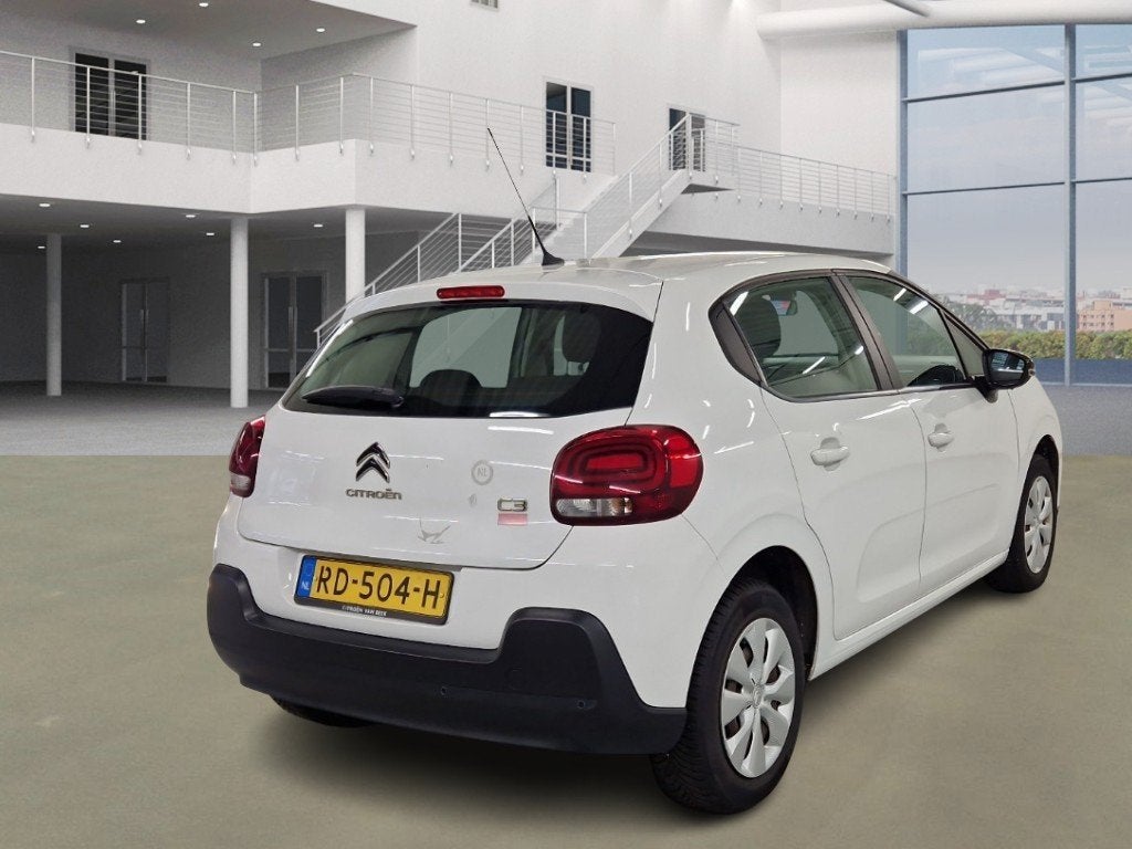 Citroen C3 1.6 BlueHDi Feel|1STE EIG|NAVI|CARPLAY|PSENSOR|CR, Auto's, Dealer onderhouden, 450 kg, 4 cilinders, Wit
