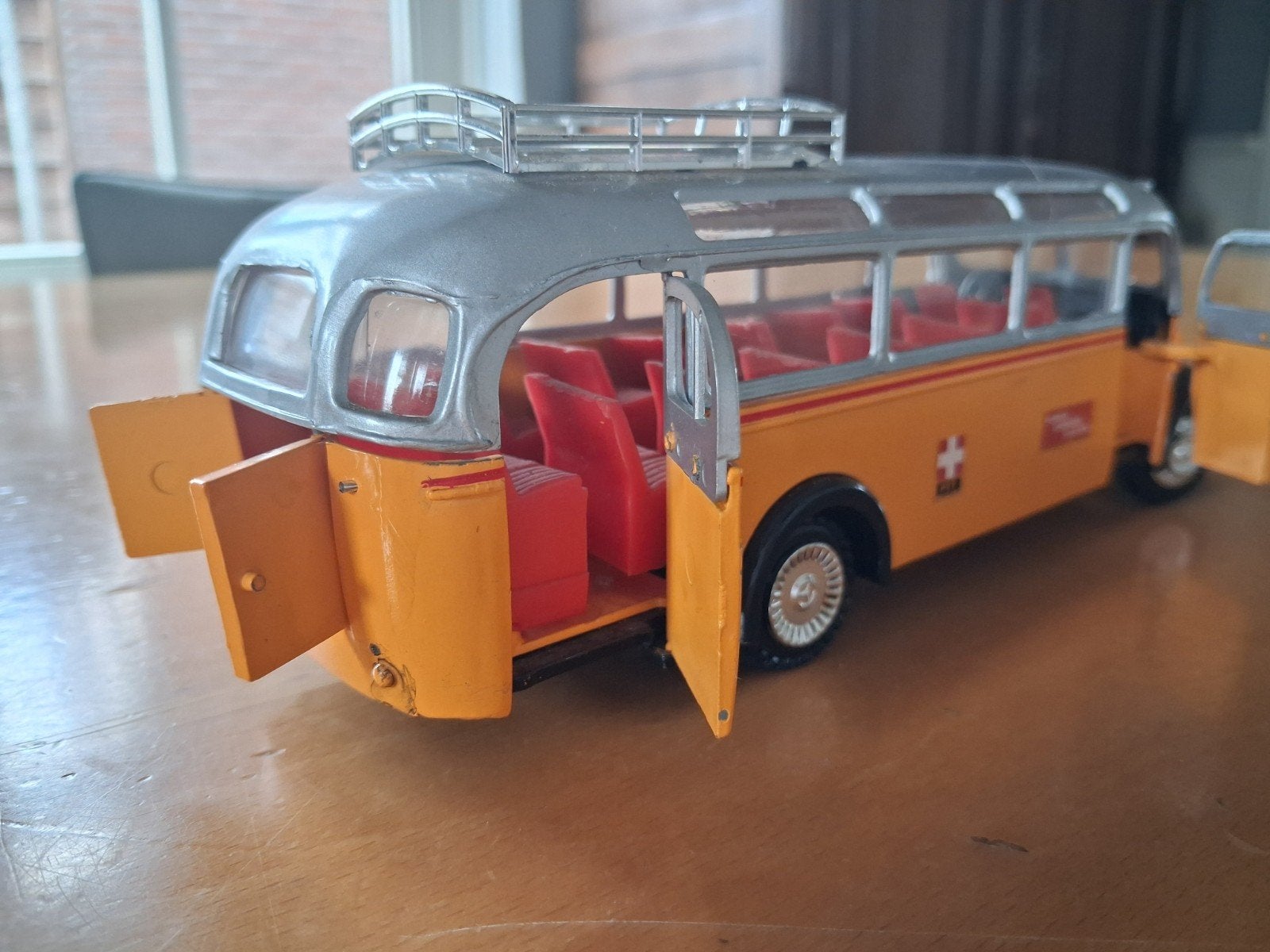 NZG Modelle Mercedes Benz Omnibus O 3500 - PTT Bus, Overige merken, Gebruikt, 1:32 tot 1:50, Overige typen