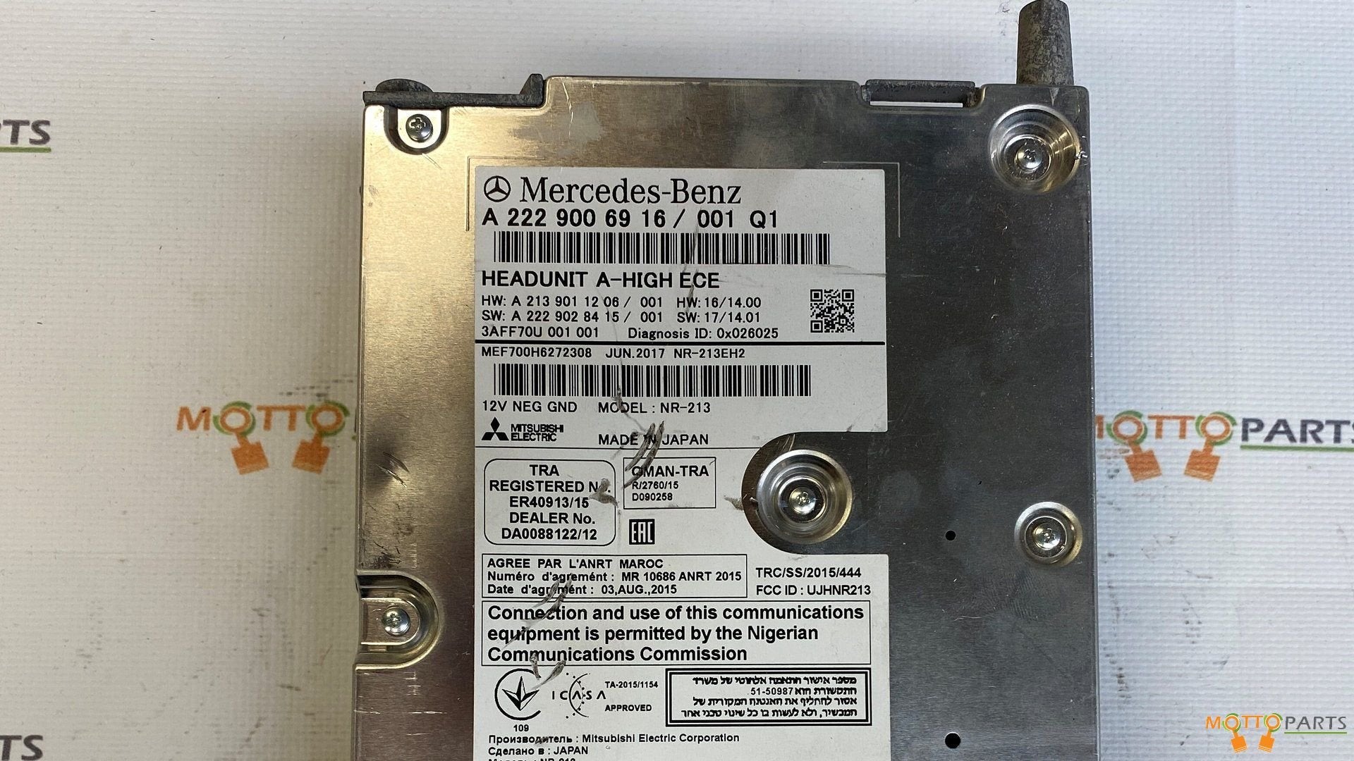 Mercedes-Benz Audio Head Unit C E S Klasse A2229006916, Ophalen of Verzenden, -, -, -