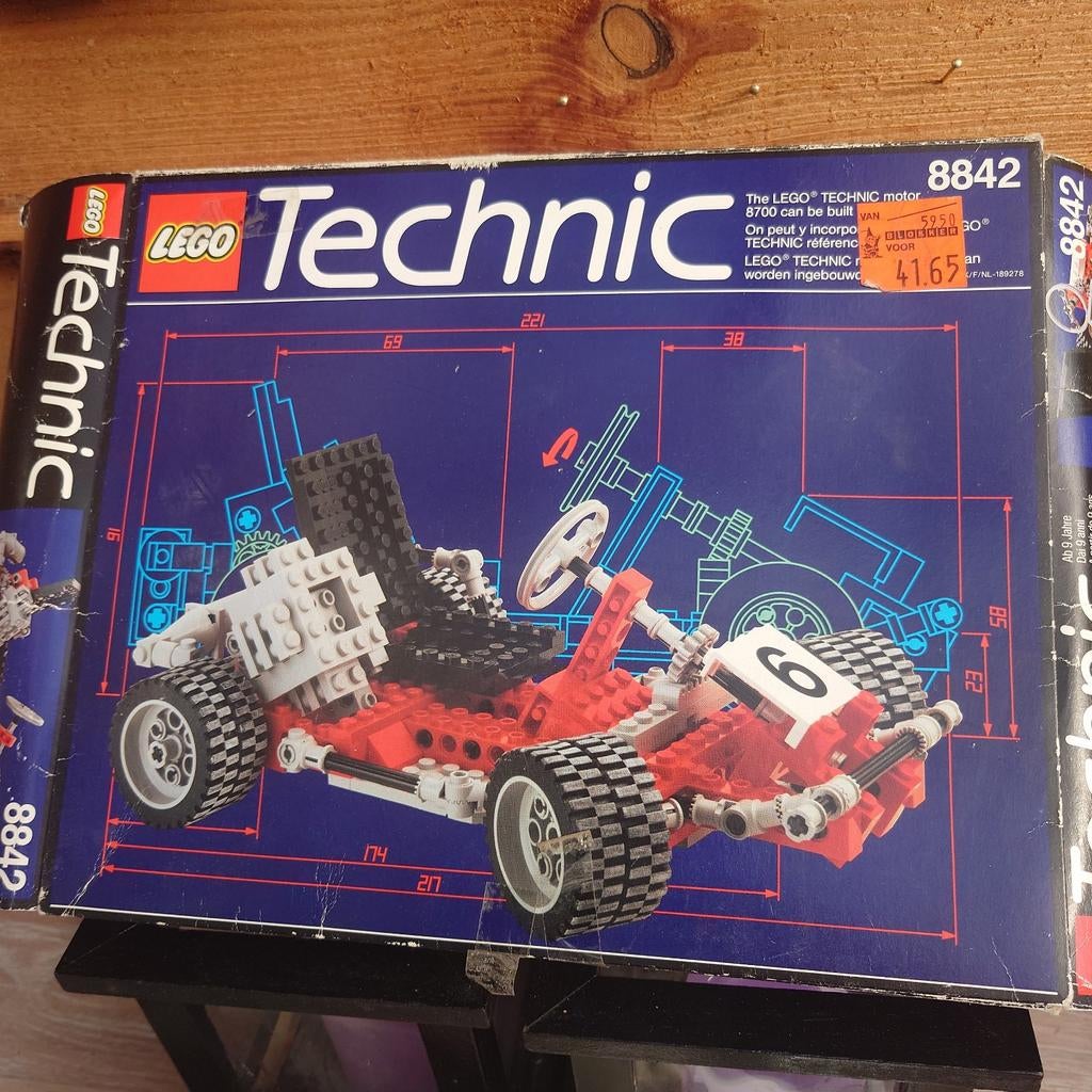 Lego Technic 8842 Kart compleet met doos en boekje, Kinderen en Baby's, Speelgoed | Duplo en Lego, Gebruikt, Lego, Complete set