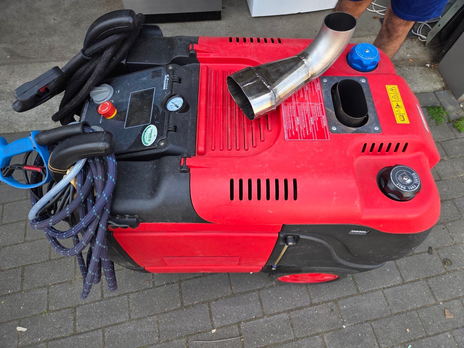 Optima Steamer XD – Professionele Diesel Stoomreiniger, Ophalen, Gebruikt, Stoomreiniger