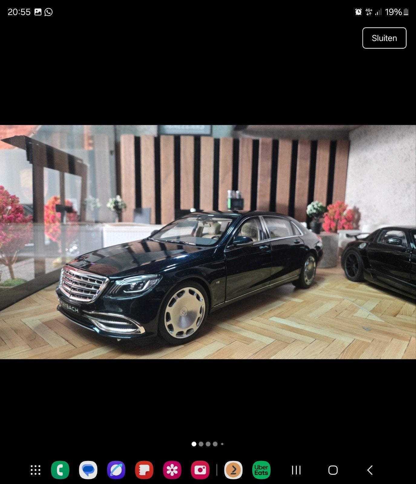 Mercedes S650 Maybach Norev 1:18 - Nieuwstaat in doos, Hobby en Vrije tijd, Modelauto's | 1:18, Ophalen of Verzenden, Zo goed als nieuw
