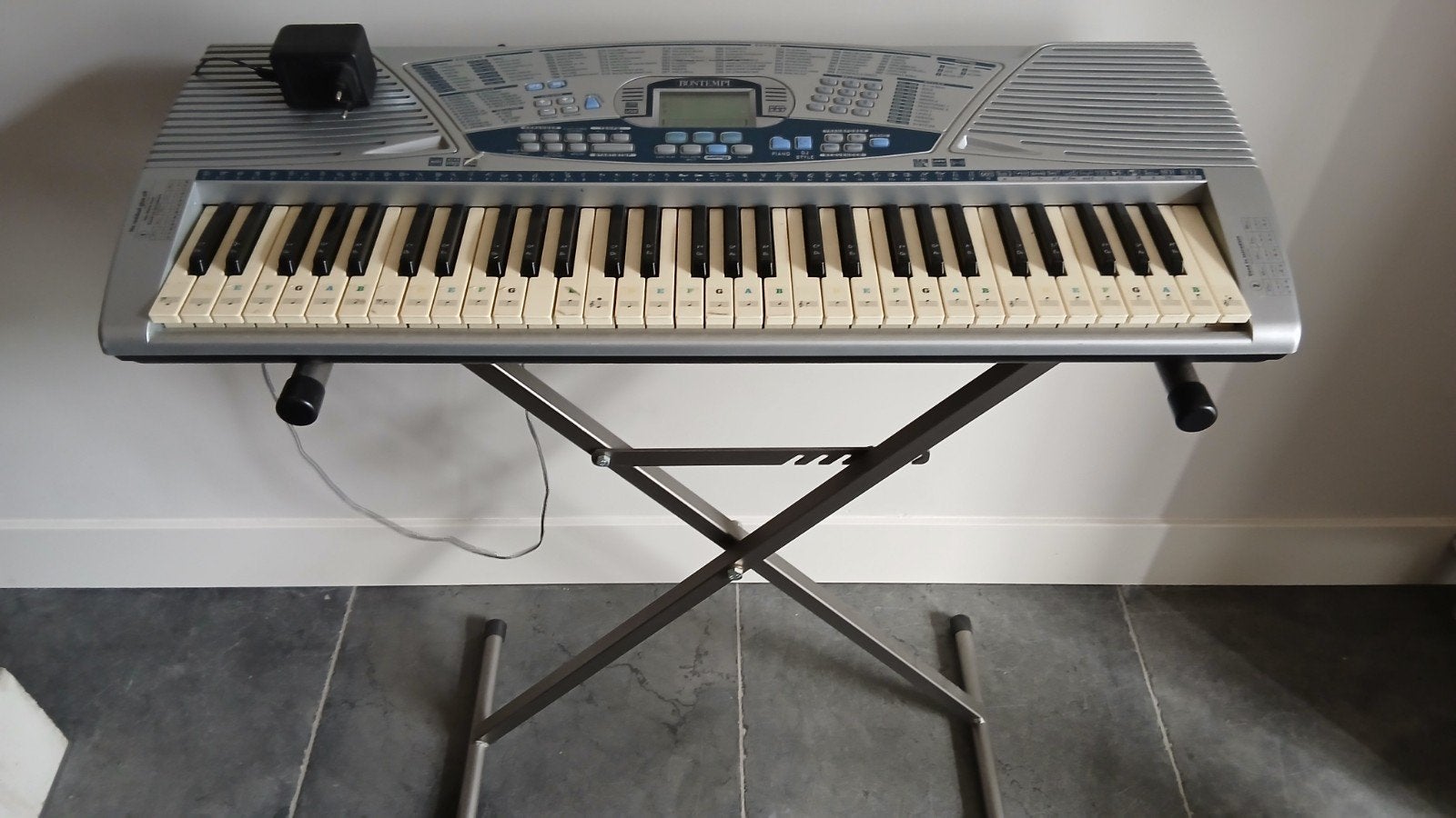 Bontempi Keyboard met standaard - Ideaal voor beginners, Met standaard, Ophalen, Overige merken, 61 toetsen
