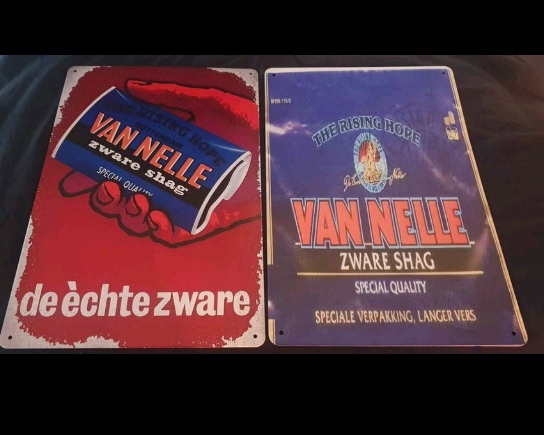 Twee Van Nelle wandborden, perfect voor de man cave, Ophalen of Verzenden