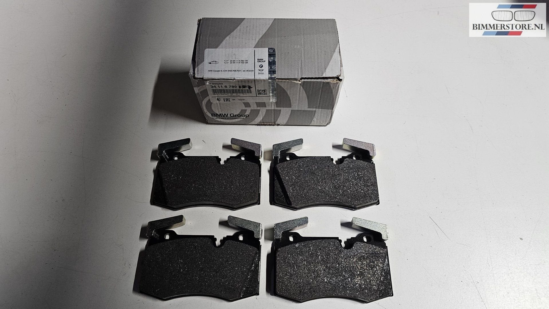 Remblokken voorzijde origineel Mini cooper S JCW R55 R56 R57, -, Nieuw, Ophalen of Verzenden, Mini