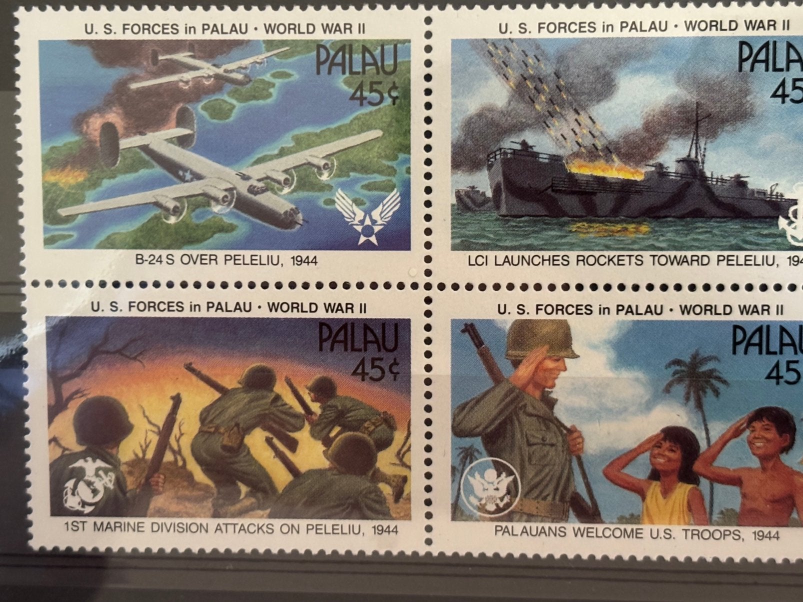 Vliegtuig, Palau 1990, Ophalen of Verzenden, Postfris, Vliegtuigen