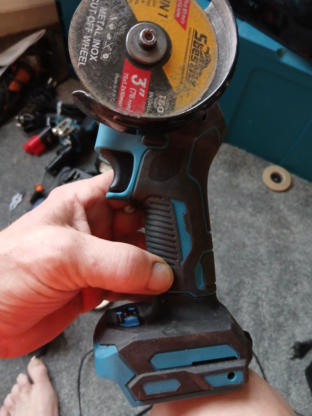 Makita DCS553 18V Li-ion Brushless Afkortzaag, Ophalen of Verzenden, Zo goed als nieuw