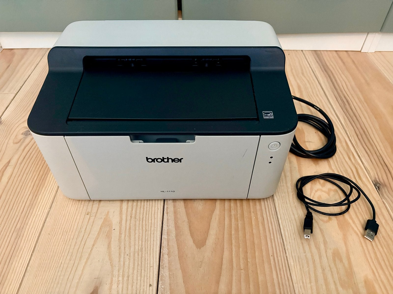 Brother HL-1110 Zwart Wit Laserprinter, Zwart-en-wit printen, Gebruikt, Printer, Ophalen of Verzenden