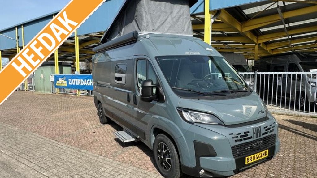 HymerCar Free 600 Dwars bed en Hefdak/Bed, Overige merken, Buscamper of Camperbus, Ringverwarming, Fiat