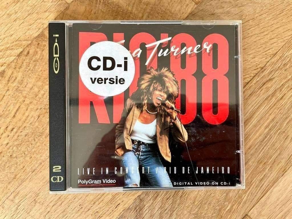 Tina Turner - Rio ‘88 voor Philips CD-i (2-disc, krasvrij), Cd's en Dvd's, Alle leeftijden, Ophalen of Verzenden, Zo goed als nieuw