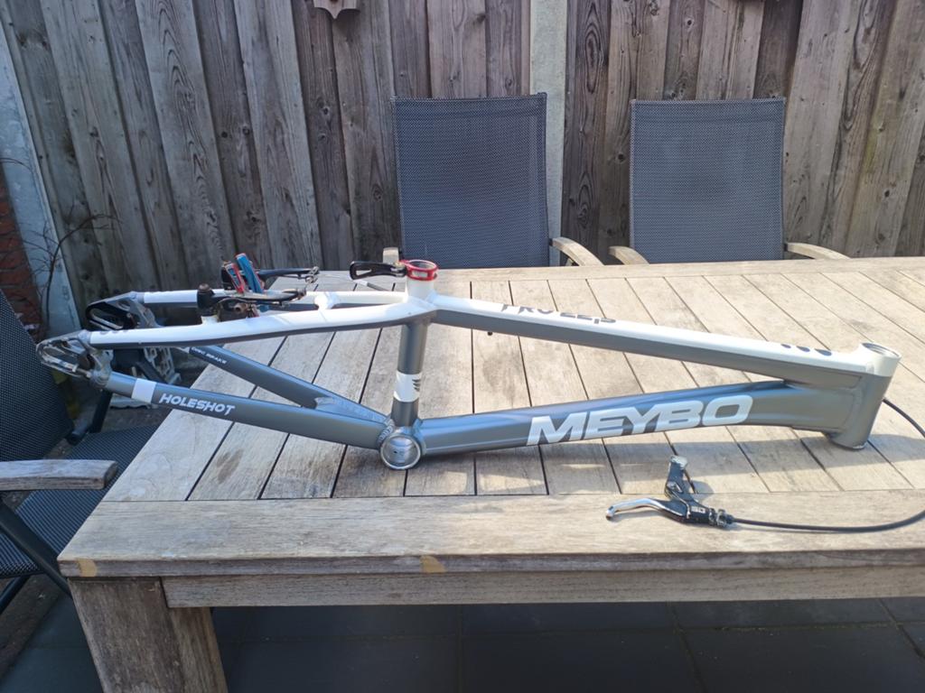 Te koop Meybo holeshot bmx frame 22.5, Ophalen of Verzenden, Gebruikt, Aluminium, Meybo