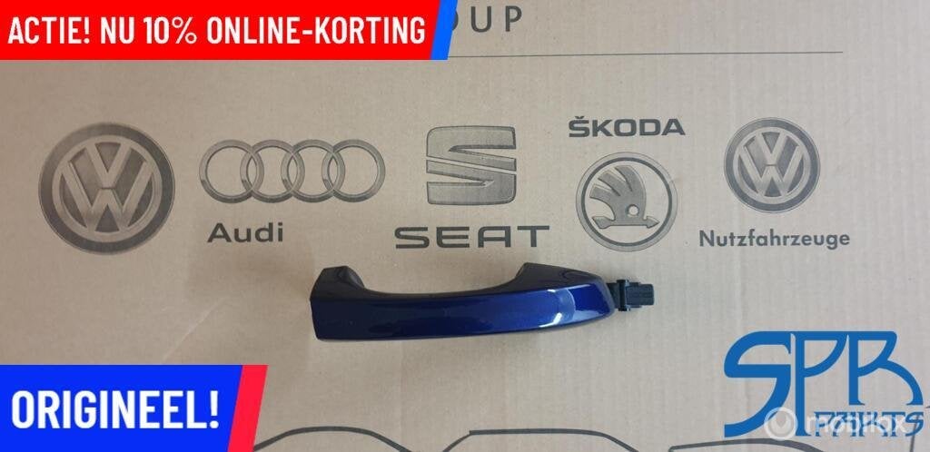 GOLF 7 LC5B KEYLESS Deurgreep Rechtsvoor PORTIERGREEP RECHTS, Volkswagen, Nieuw, Ophalen of Verzenden, Volkswagen