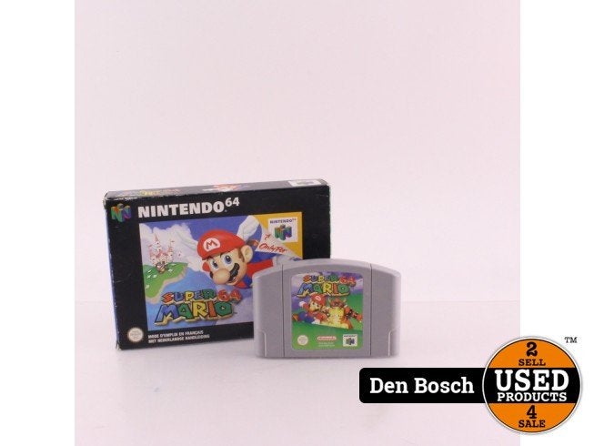 Super Mario 64 | In doos | N64 Game, Spelcomputers en Games, Nintendo, Zo goed als nieuw, Support@nintendo.com, 11-1 Hokotate-cho, Kamitoba, Minami-ku
Kyoto 601-8501
Japan