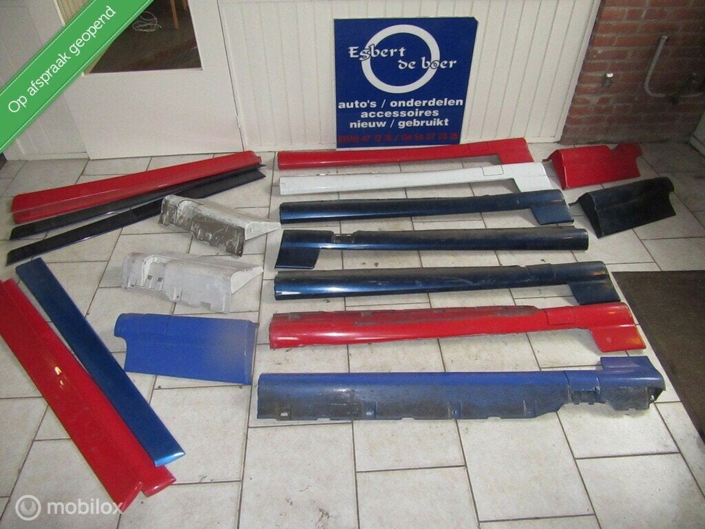 Zijskirts dorpelspoilers Opel Astra F GSI, bj 1991 tm 1997, Gebruikt, Opel, Ophalen of Verzenden, Opel