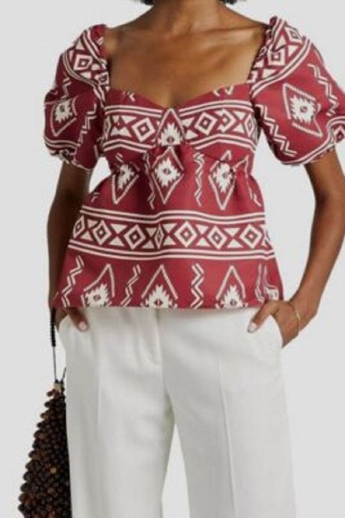 Nieuwe Sachin & Babi, Lyra top, Aztec borders, Mt. L - XL, Verzenden, Maat 42/44 (L), Nieuw, Korte mouw
