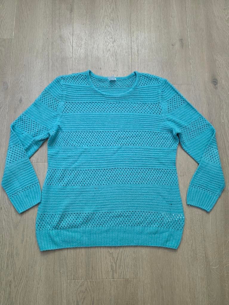 Trui maat 42, Ophalen of Verzenden, Zo goed als nieuw, Maat 42/44 (L), Blauw