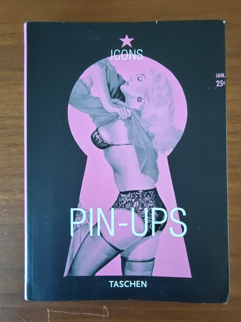 Taschen Icons Pin Ups book Icons series, Ophalen of Verzenden, Zo goed als nieuw, Overige onderwerpen