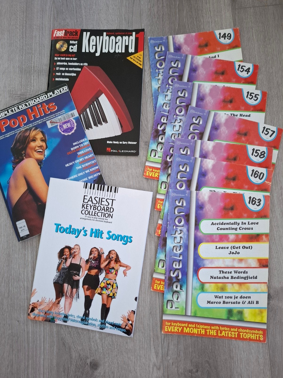 Keyboard muziekboeken, Gebruikt, Les of Cursus, Ophalen of Verzenden, Keyboard