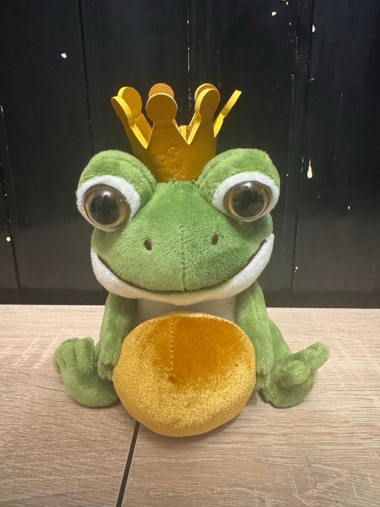 Efteling Grand Hotel Kikker met Gouden Bal Knuffel, Verzamelen, Efteling, Nieuw, Beeldje of Poppetje, Verzenden