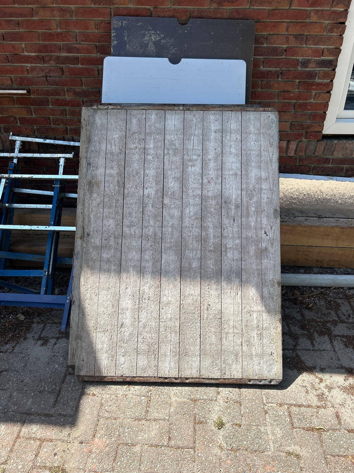 Gebruikte Steenschotten 140x100 cm 2 stuks, Ophalen, Gebruikt, 25 tot 50 mm, Overige typen