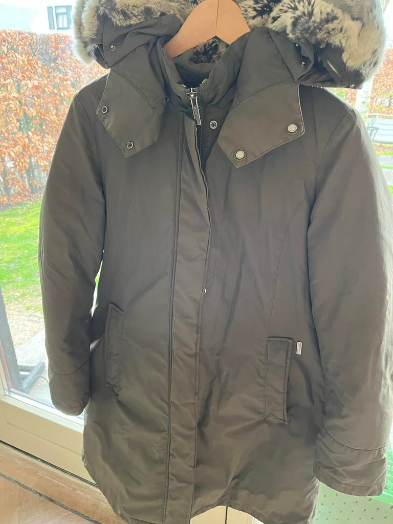 Woolrich dames winterjas maat L groen, Ophalen of Verzenden, Zo goed als nieuw, Maat 42/44 (L), Groen